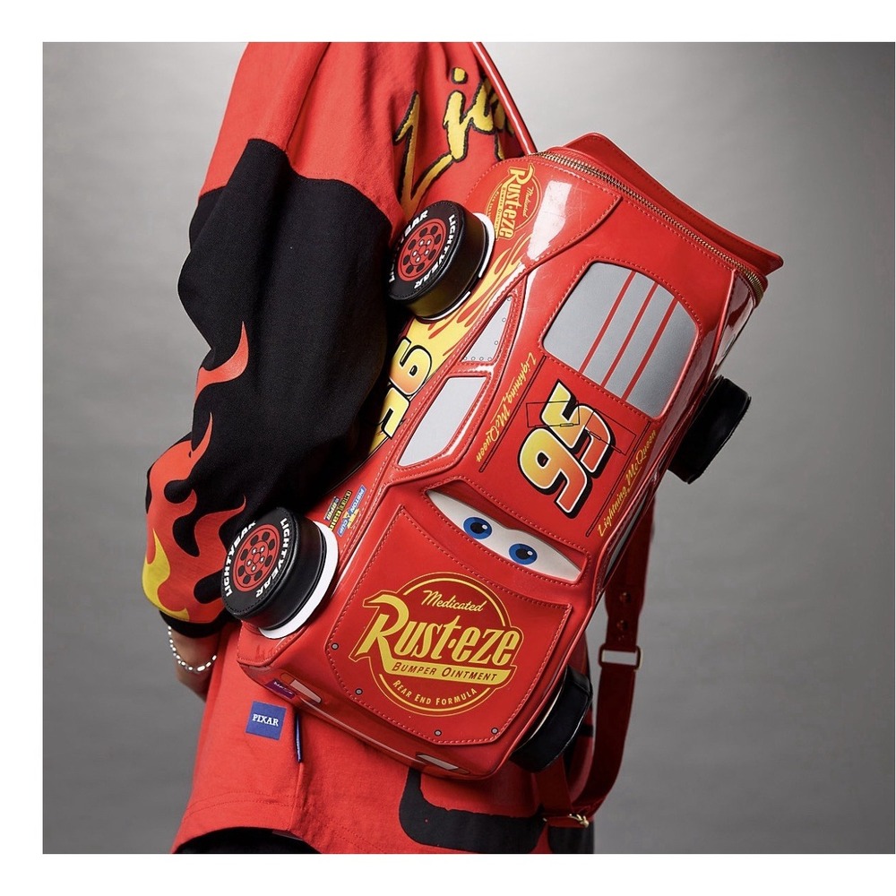 NWT Loungefly Disney Pixar Cars Lightning McQueen 30th Ann Backpack HTF WOW!!